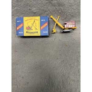 Vintage MOKO LESNEY MATCHBOX Major Pack M-4 Ruston-Bucyrus With The Original Box